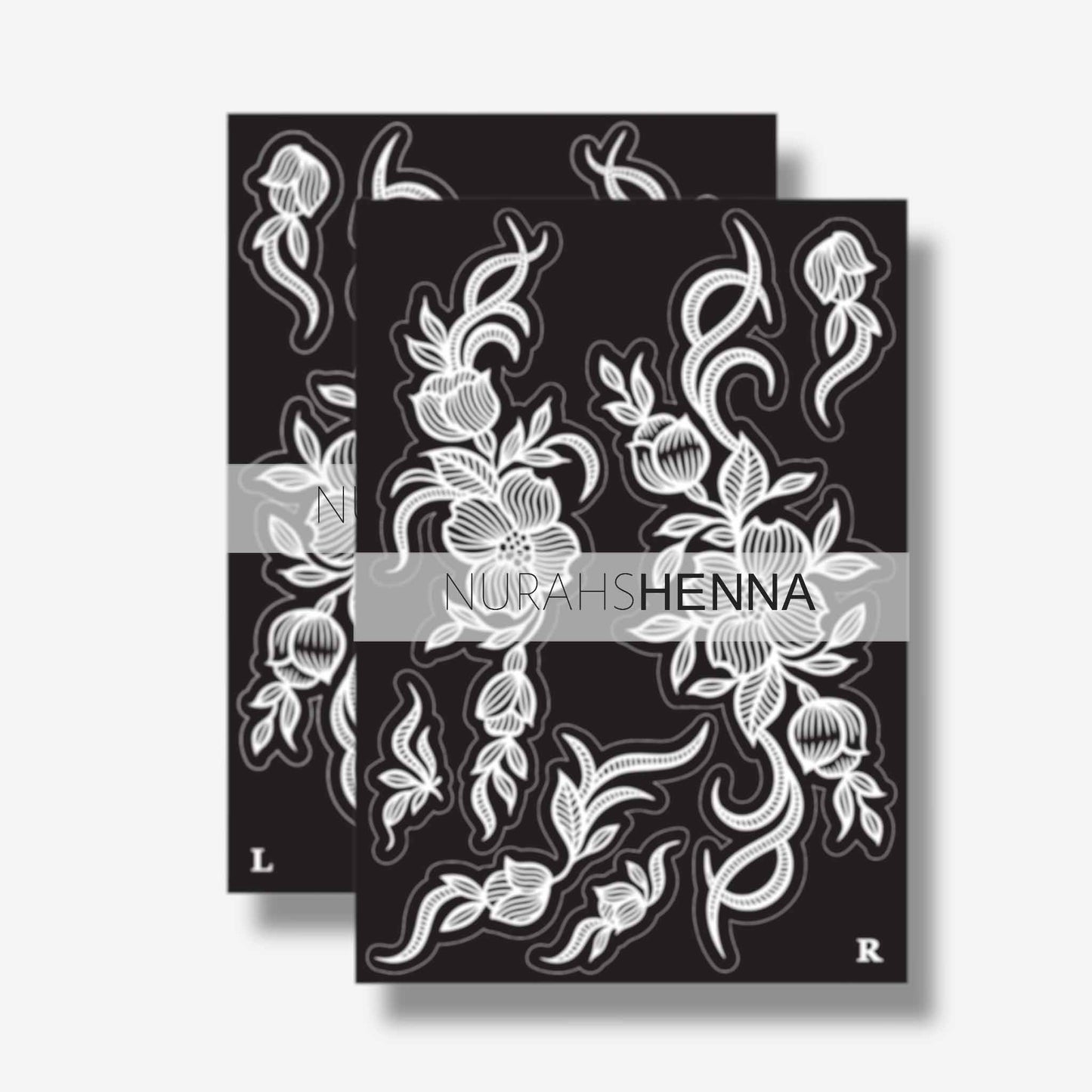 LACE HENNA STENCIL - 026