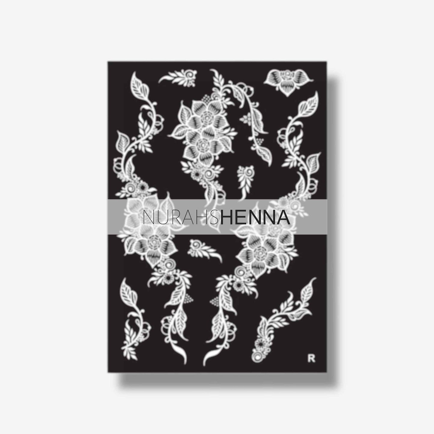 LACE HENNA STENCIL - 014