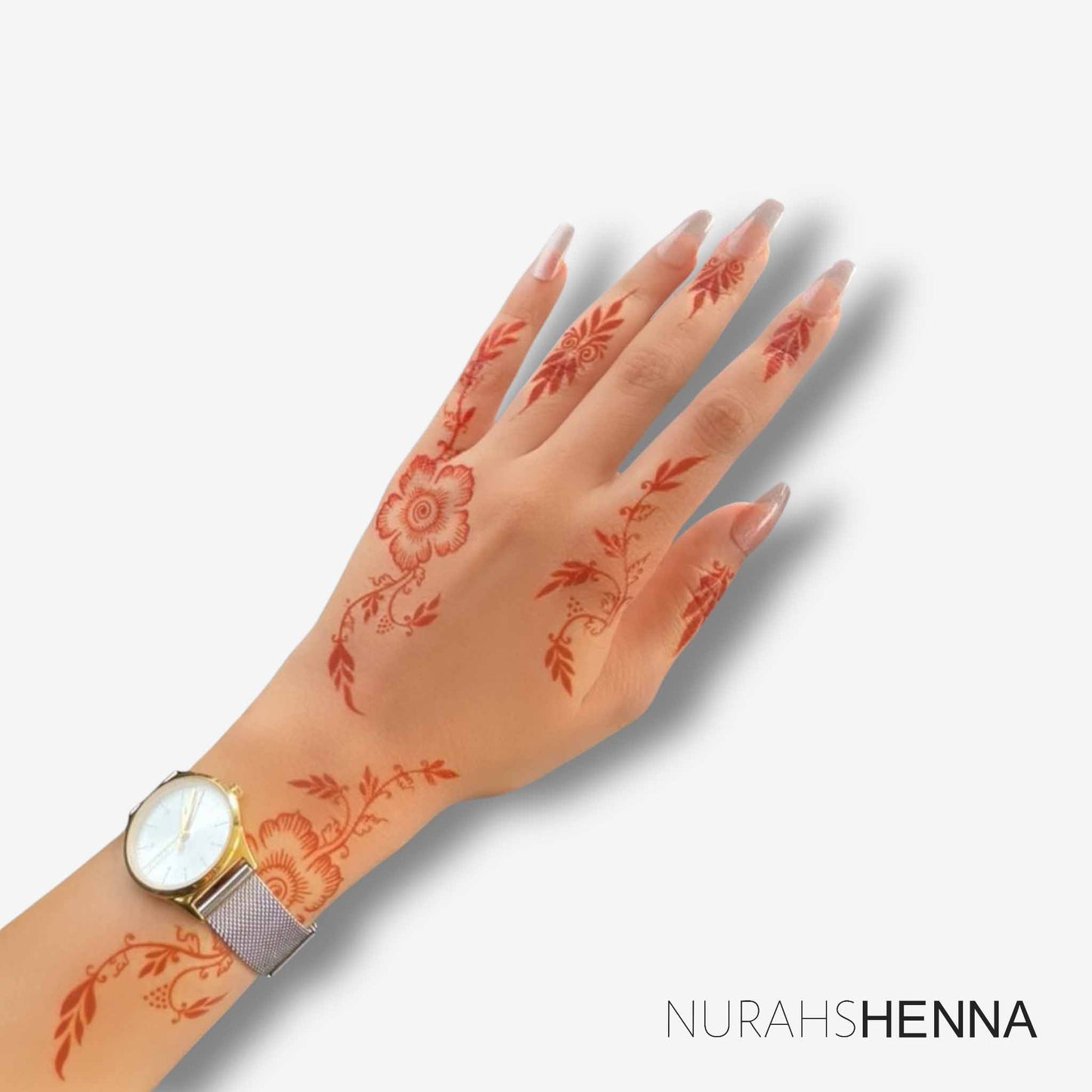 LACE HENNA STENCIL - 004