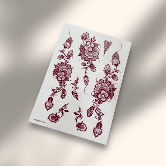 HENNA-STYLE TATTOO - 013