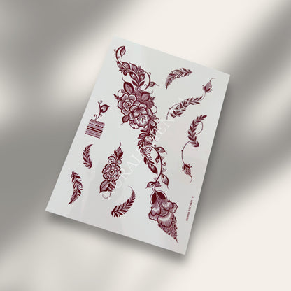HENNA-STYLE TATTOO - 014