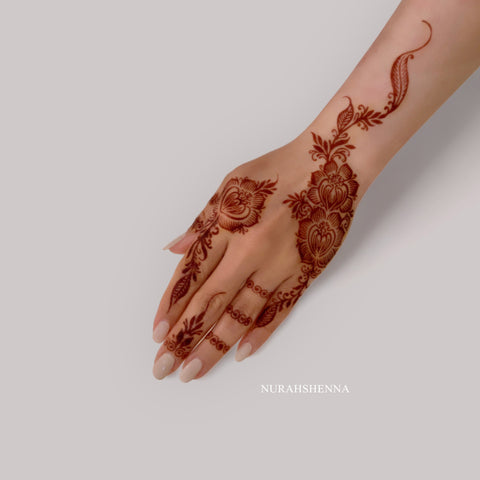 LACE HENNA STENCIL - 050