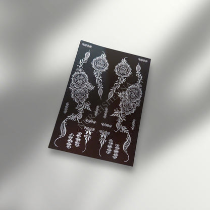 LACE HENNA STENCIL - 012