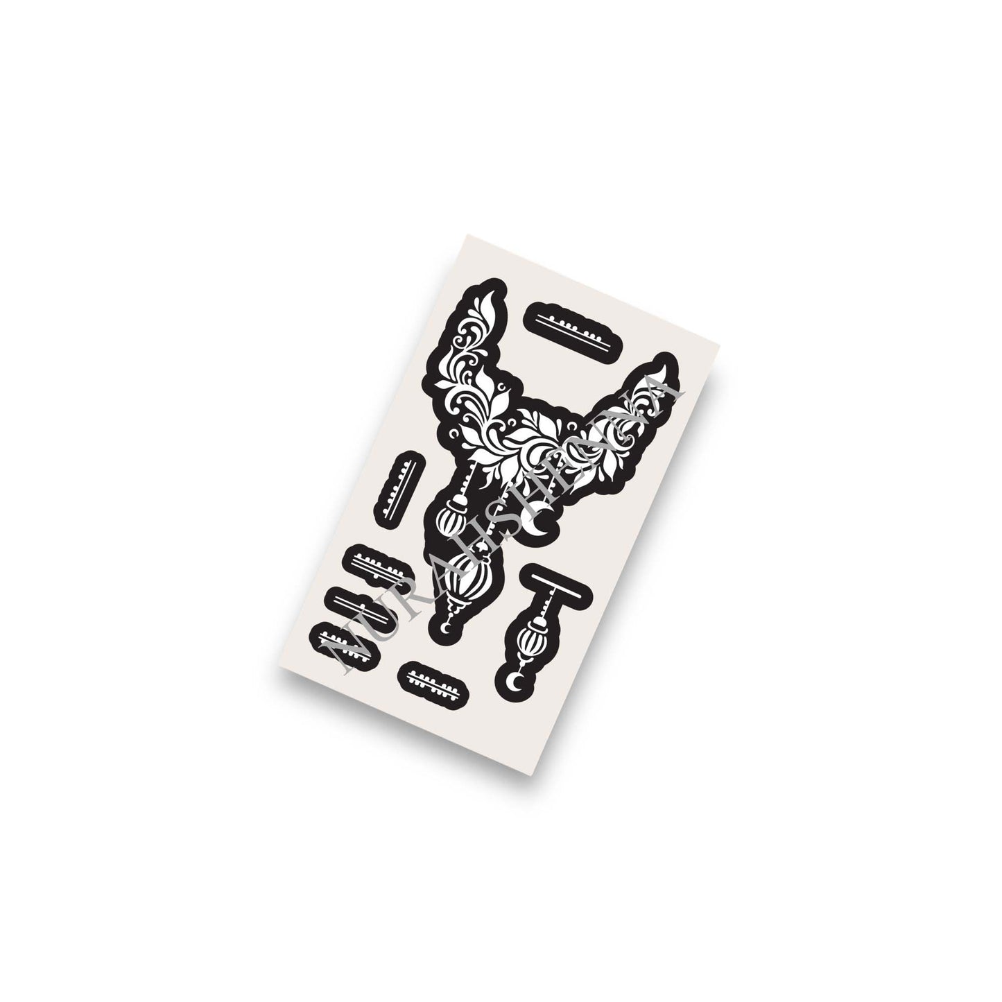 HENNA STENCIL - 058