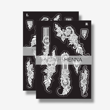 LACE HENNA STENCIL - 028