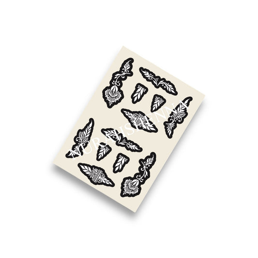 HENNA STENCIL - 076
