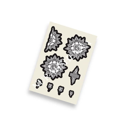 HENNA STENCIL - 078