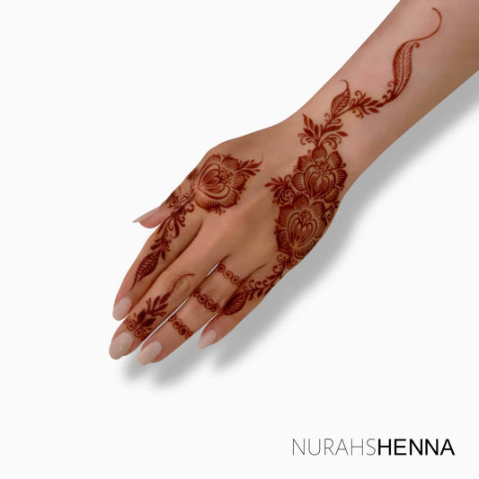 LACE HENNA STENCIL - 012