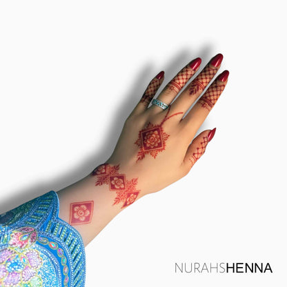 LACE HENNA STENCIL - 024