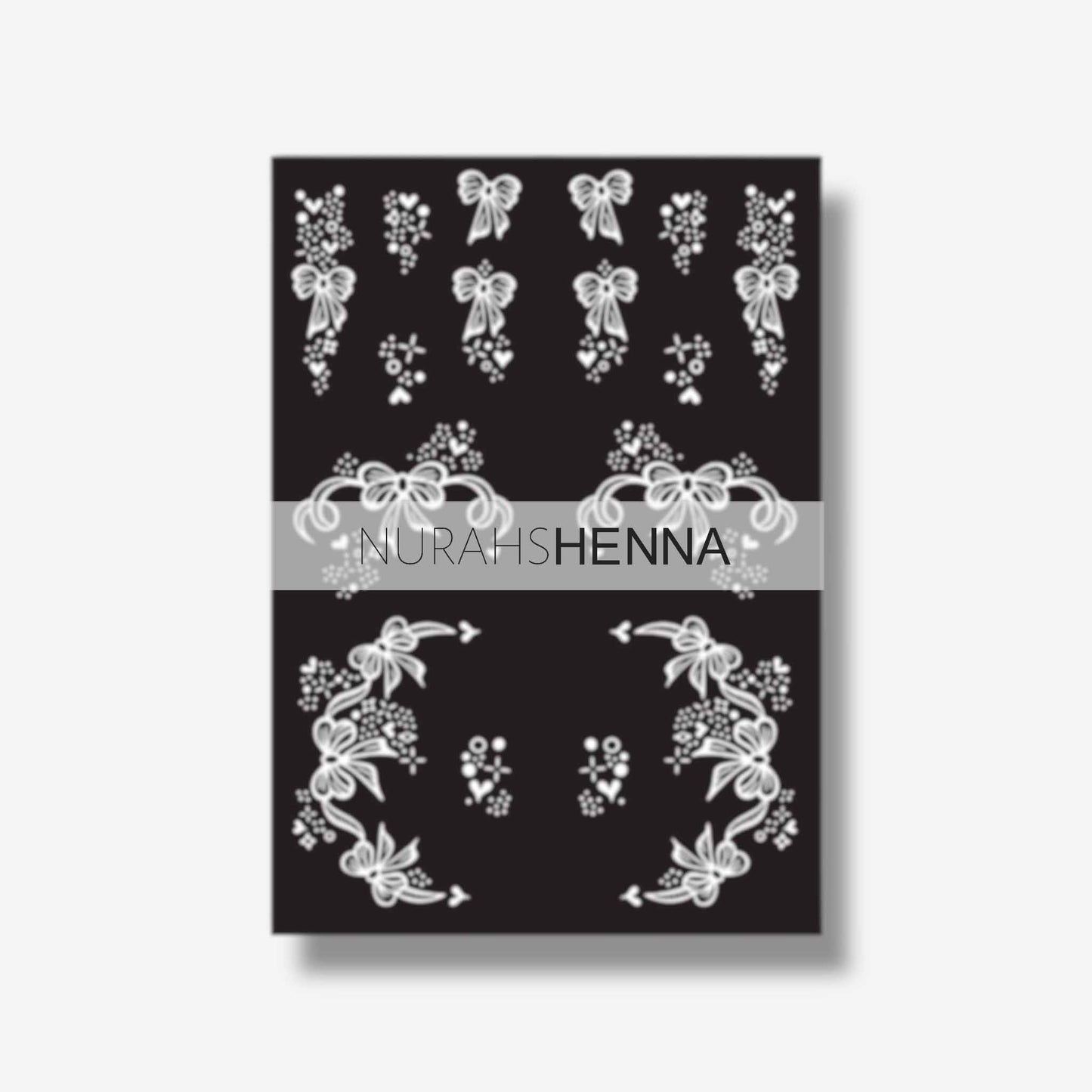 LACE HENNA STENCIL - 016