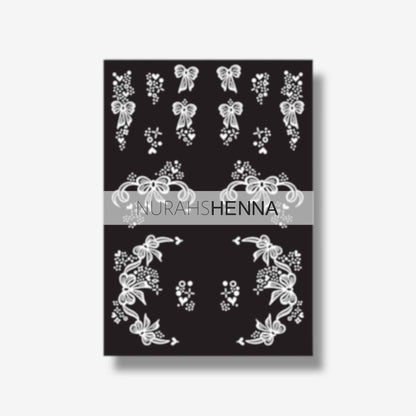 LACE HENNA STENCIL - 016