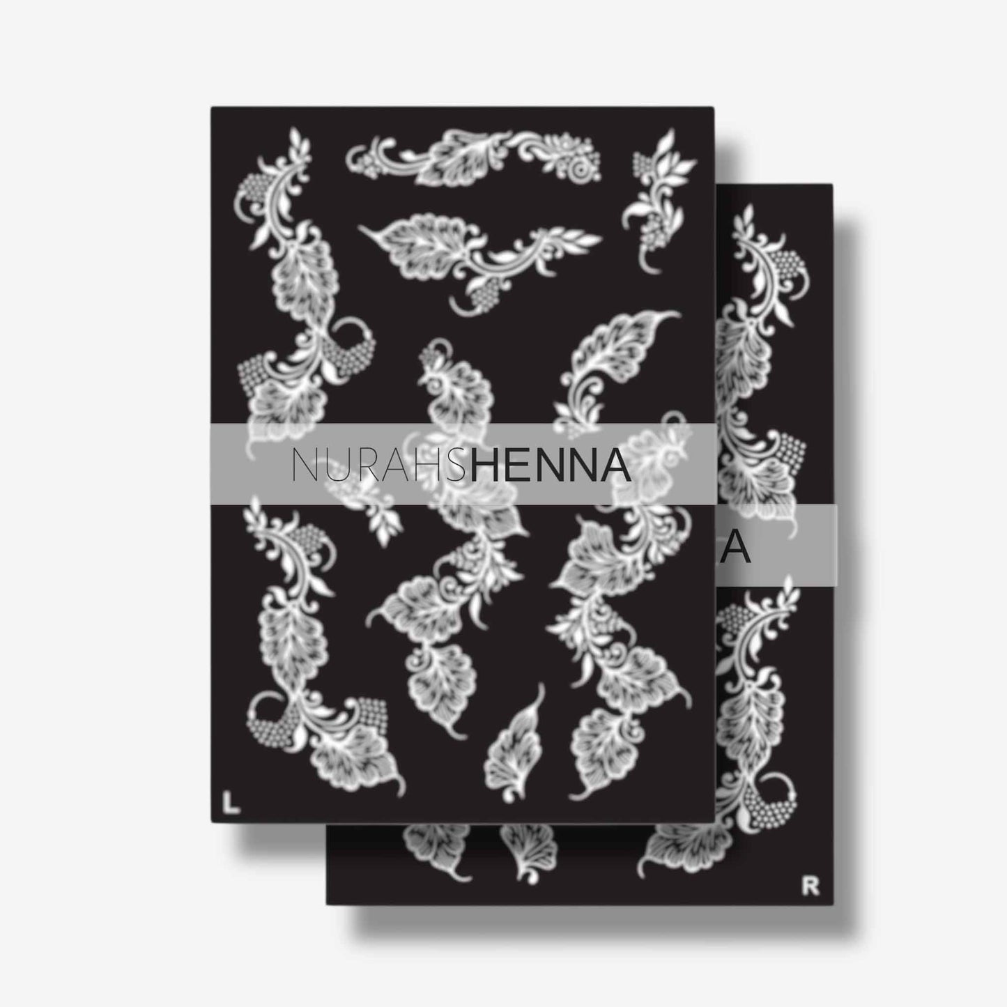 LACE HENNA STENCIL - 020
