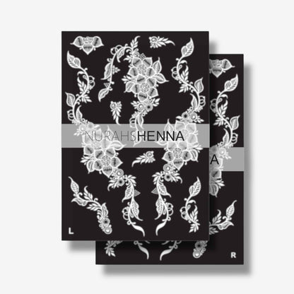 LACE HENNA STENCIL - 014