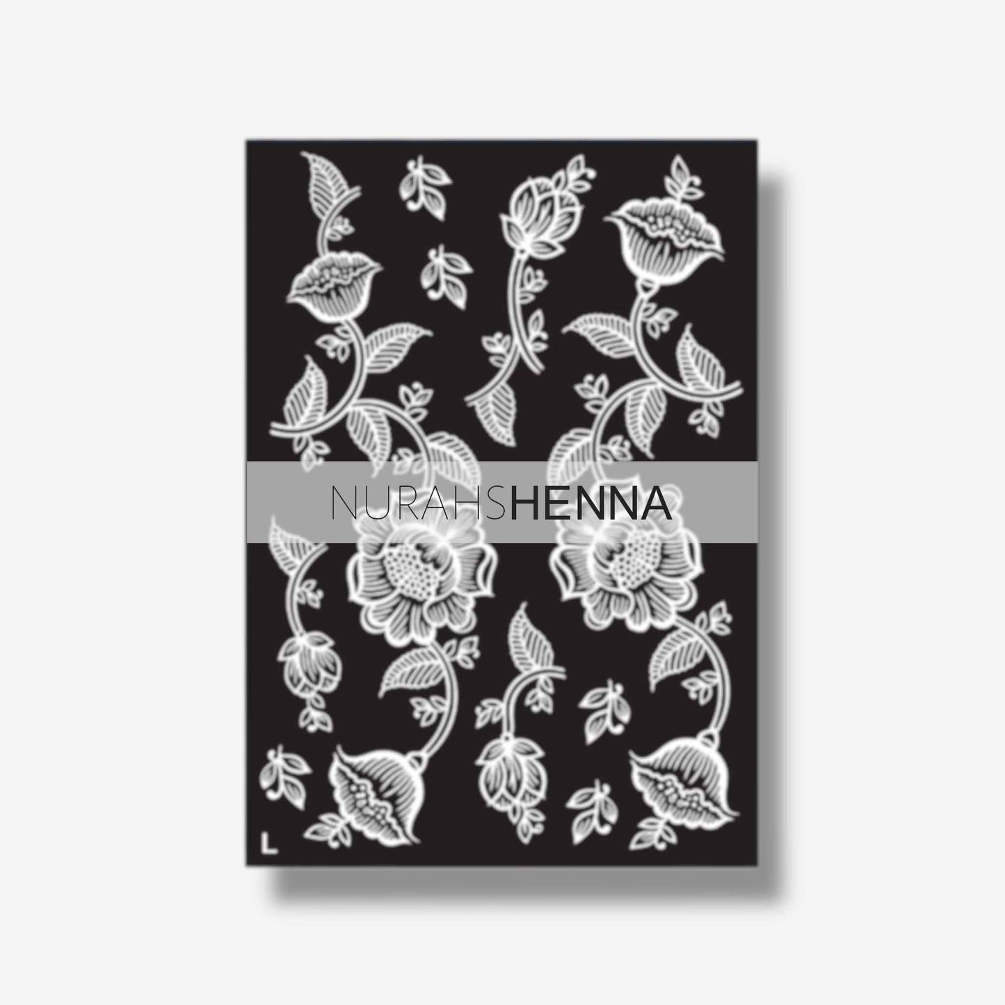 LACE HENNA STENCIL - 018