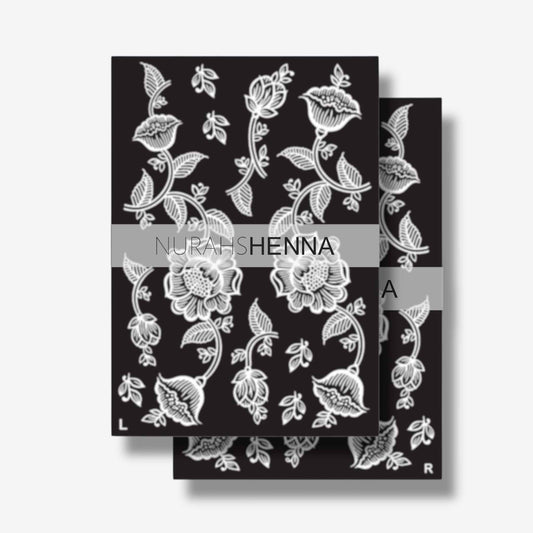 LACE HENNA STENCIL - 018