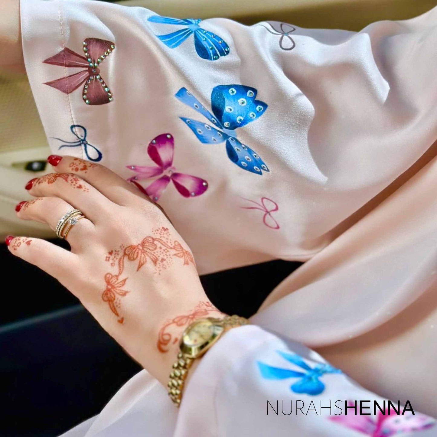 LACE HENNA STENCIL - 016