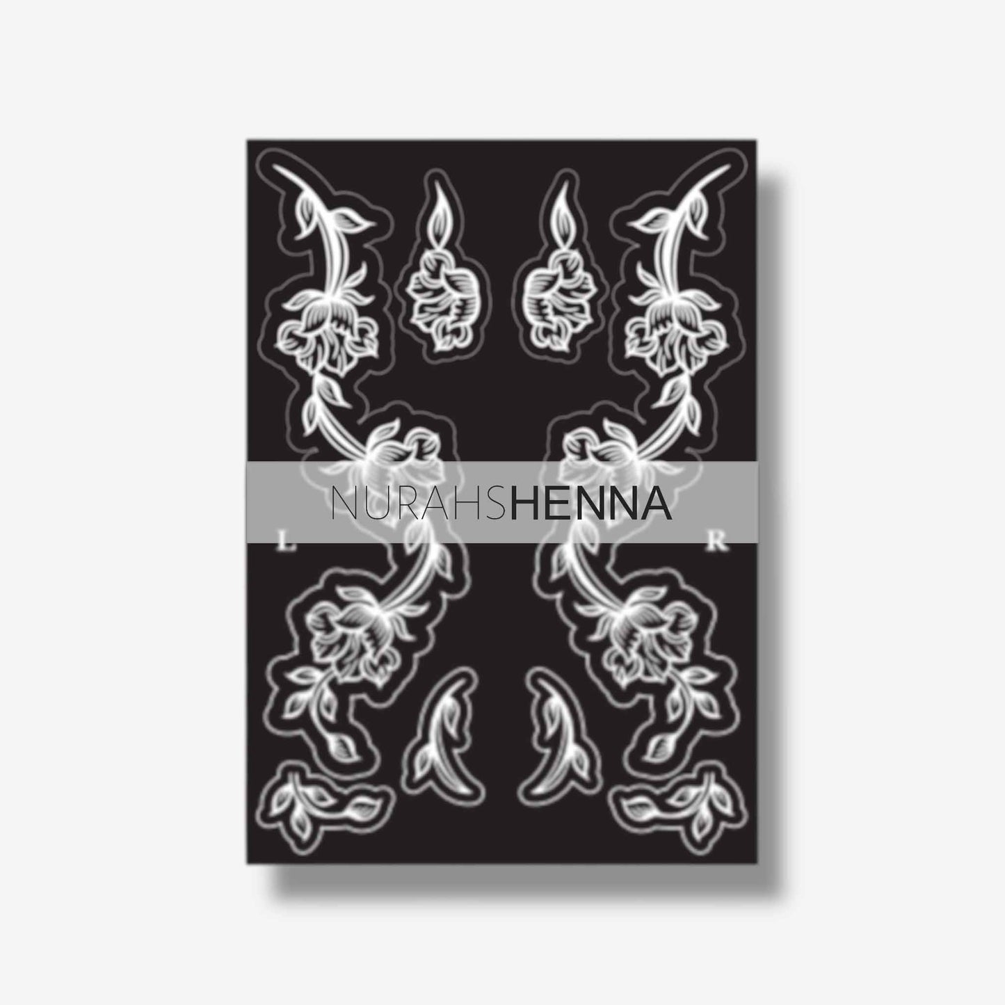 LACE HENNA STENCIL - 027