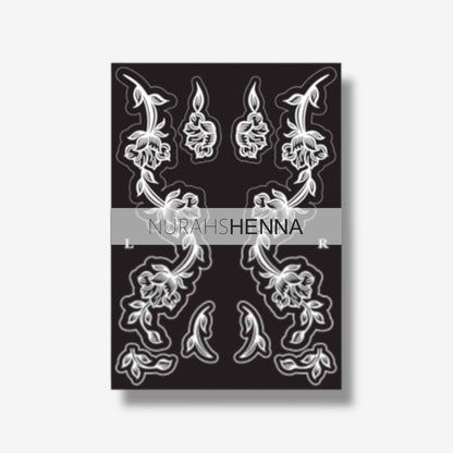 LACE HENNA STENCIL - 027