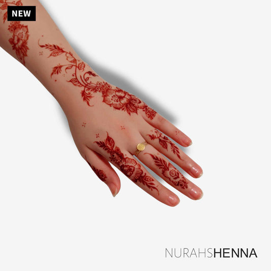 LACE HENNA STENCIL - 029