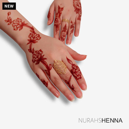 LACE HENNA STENCIL - 027