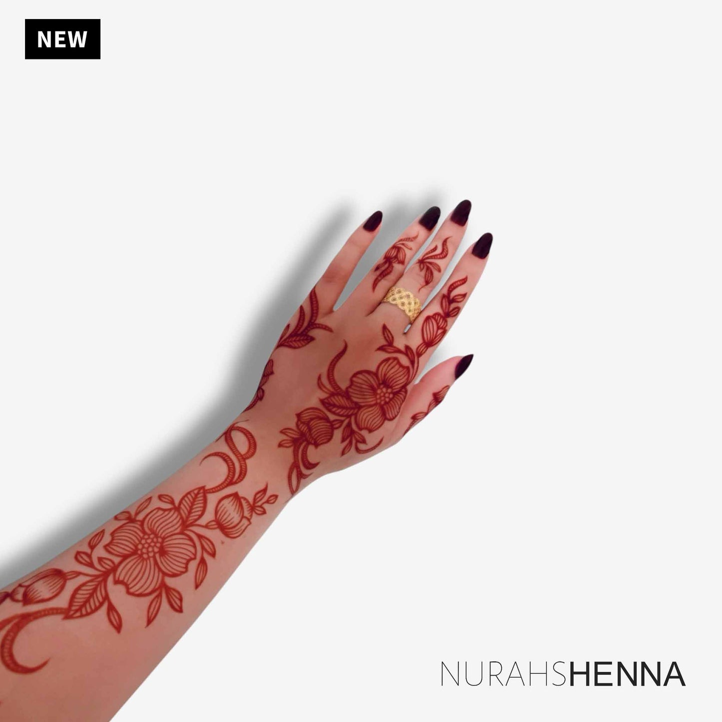 LACE HENNA STENCIL - 026