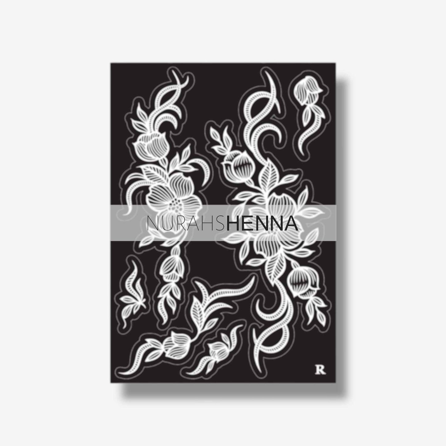 LACE HENNA STENCIL - 026