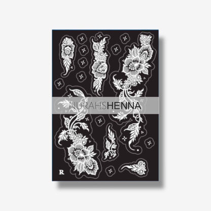 LACE HENNA STENCIL - 029