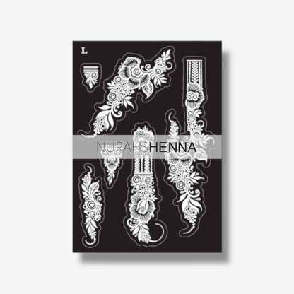 LACE HENNA STENCIL - 028