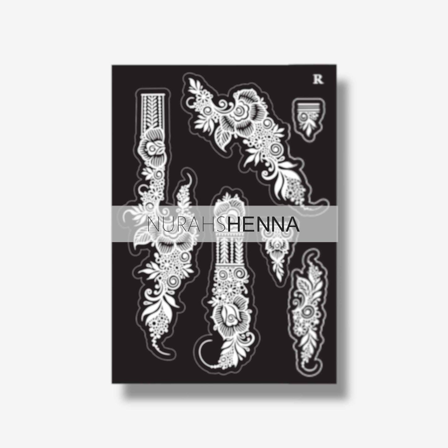 LACE HENNA STENCIL - 028