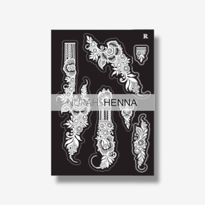 LACE HENNA STENCIL - 028