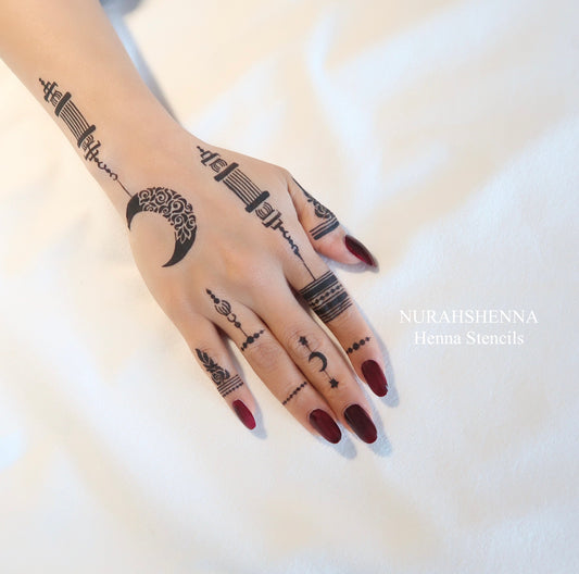 HENNA STENCIL - 035