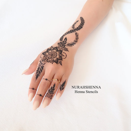 HENNA STENCIL - 023