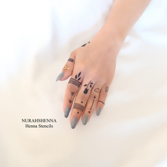 HENNA STENCIL - 032