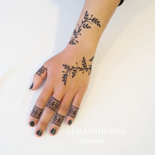 HENNA STENCIL - 008