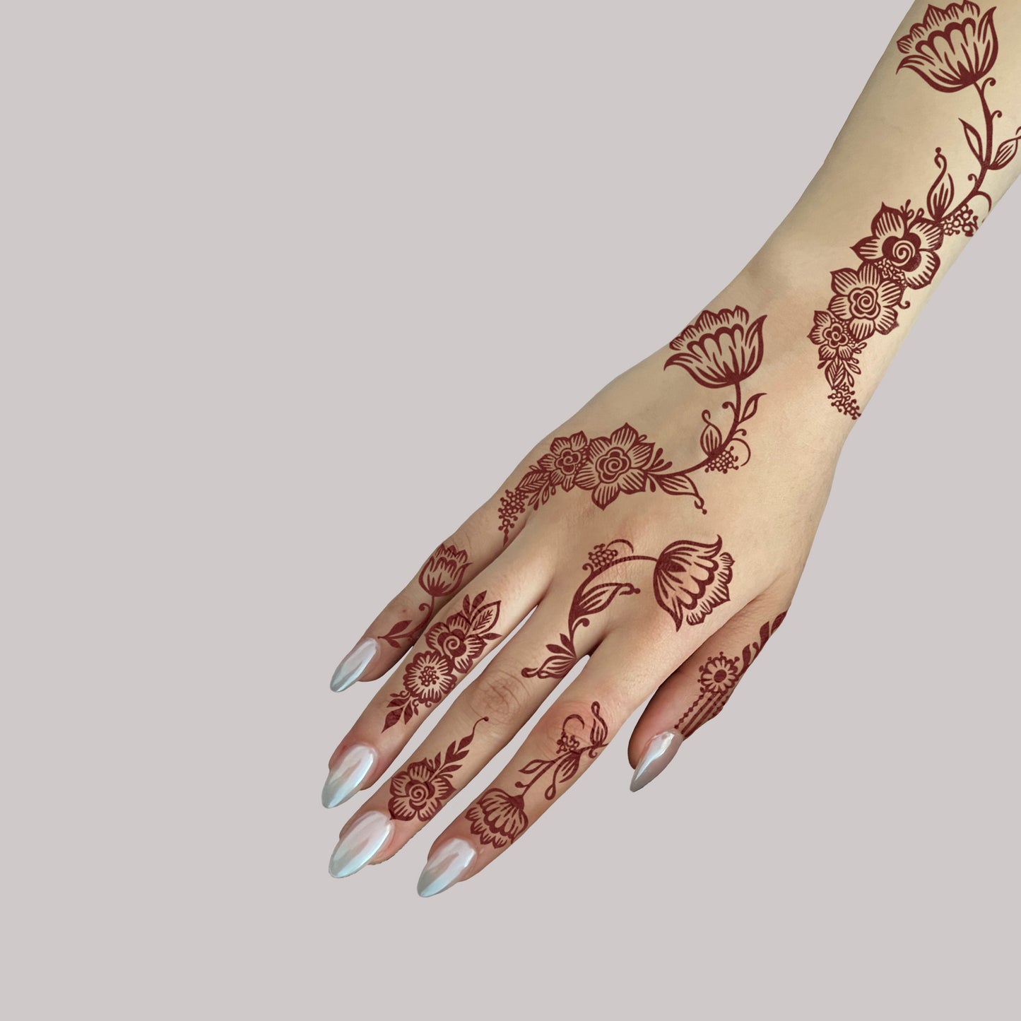LACE HENNA STENCIL - 007