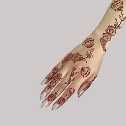 LACE HENNA STENCIL - 007