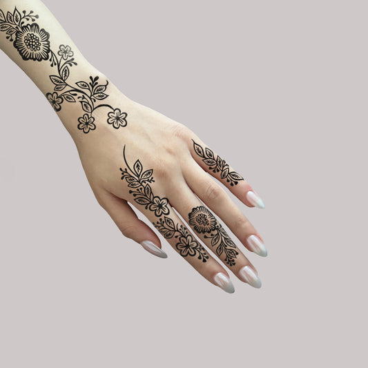 LACE HENNA STENCIL - 010