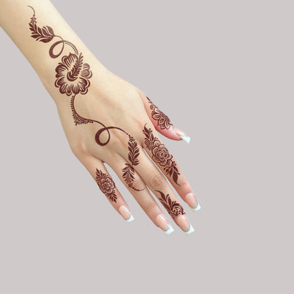 LACE HENNA STENCIL - 011