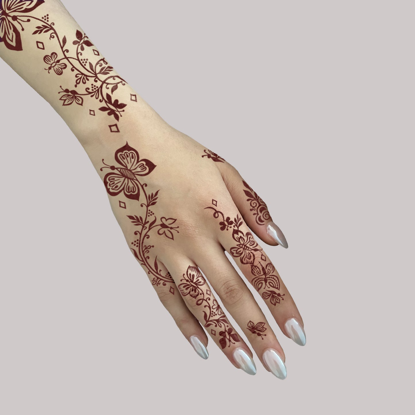 LACE HENNA STENCIL - 009