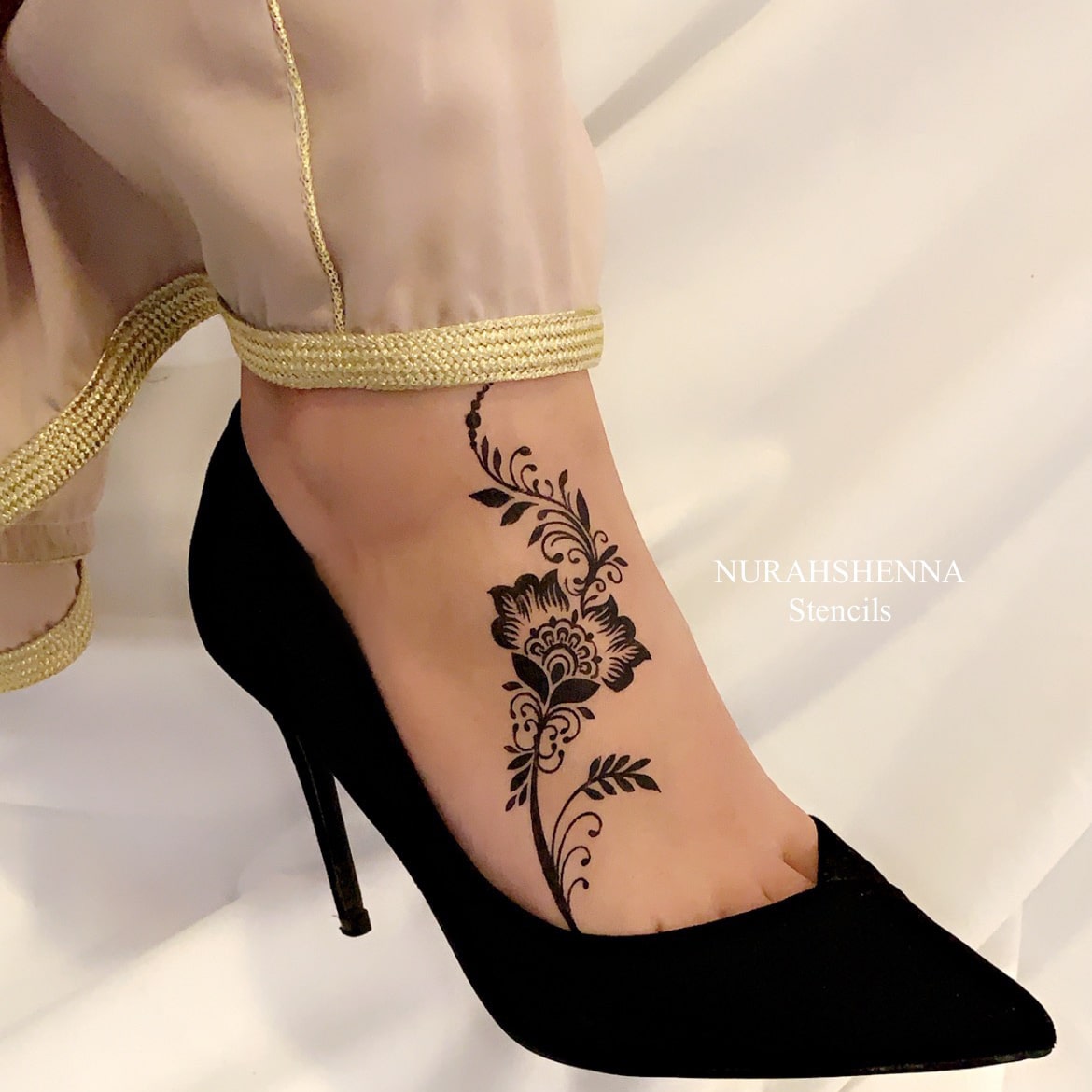 HENNA STENCIL - 018, image size:1170x1170