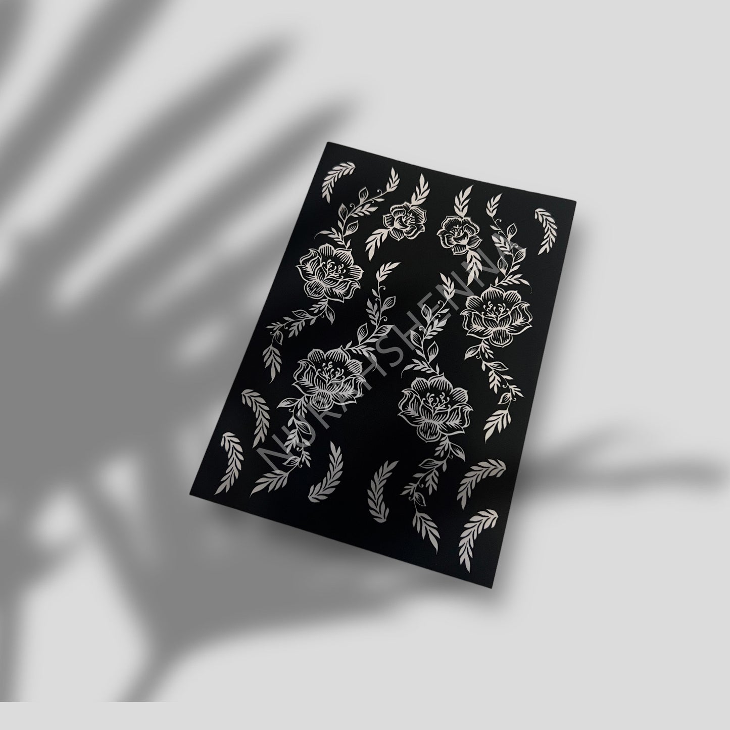 LACE HENNA STENCIL - 001