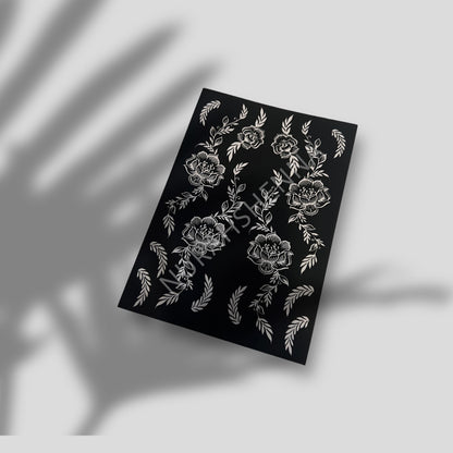 LACE HENNA STENCIL - 001