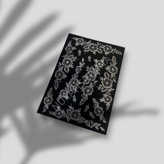 LACE HENNA STENCIL - 003