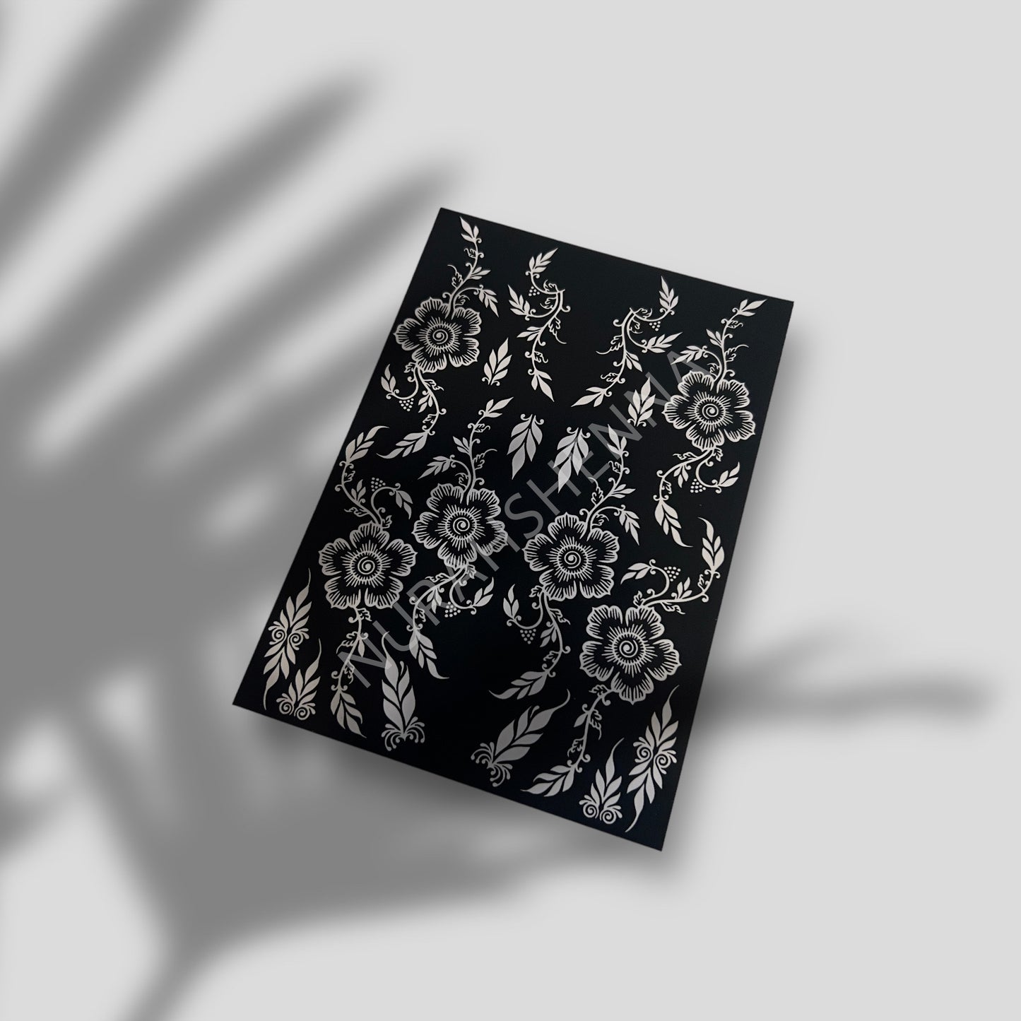 LACE HENNA STENCIL - 004