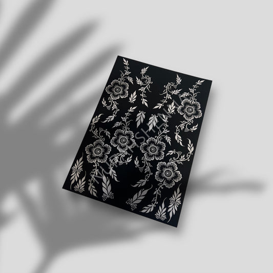 LACE HENNA STENCIL - 004