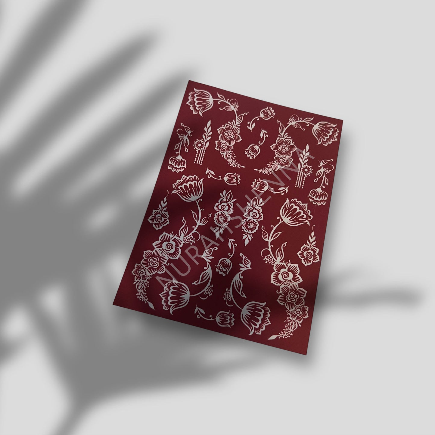 LACE HENNA STENCIL - 007
