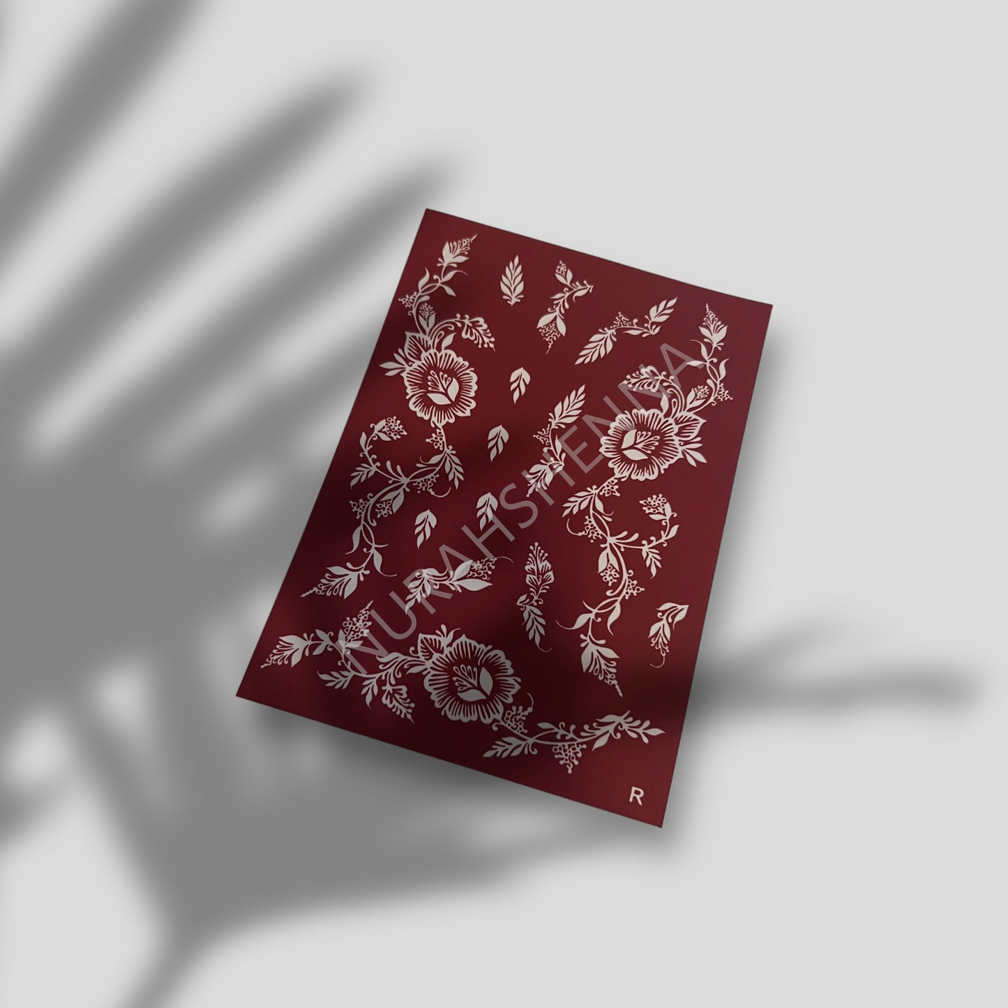 LACE HENNA STENCIL - 008