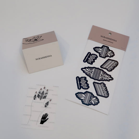 HENNA STENCIL - 017